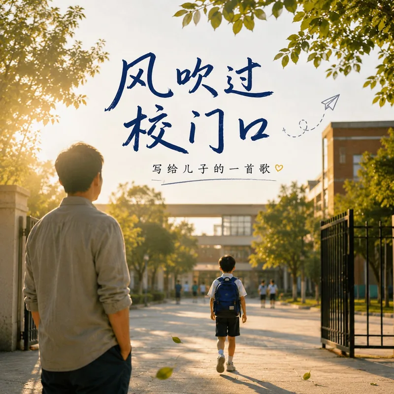 风吹过校门口 封面